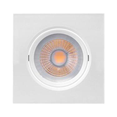 Imagem de Spot Led Embutir Par20 Quadrado 7w 2700k 12cm Brilia
