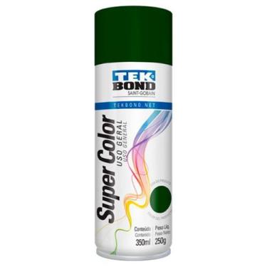 Imagem de Tinta Spray Super Color Uso Geral 350ml Verde Escuro Tekbond