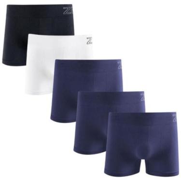 Imagem de Kit 5 Cuecas Boxer Zee Rucci Masculina Microfibra Poliamida, Sortido i
