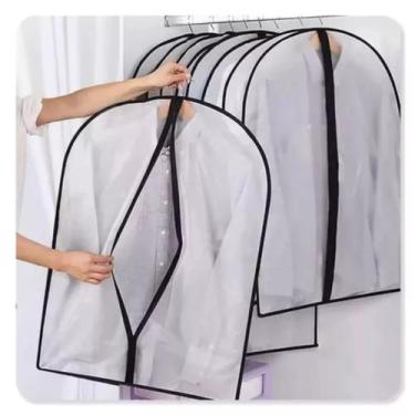 Imagem de Capa para Roupas Protetora de Terno Vestidos Roupa Com Zíper - Cosy