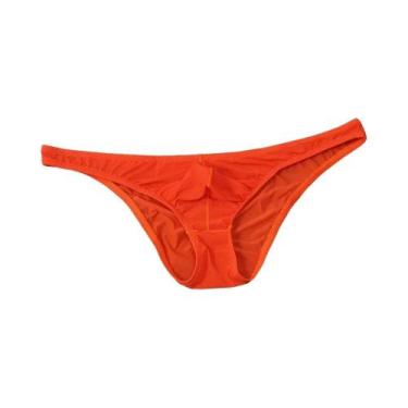 Imagem de Cuecas Masculinas De Cintura Baixa Ultra-Finas Respiráveis Em Seda Gel