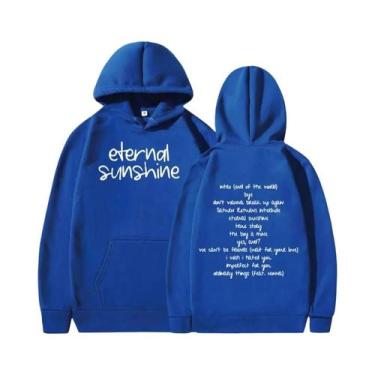 Imagem de Moletom Masculino Ariana Grande Eternal Sunshine Estilo Harajuku Manga