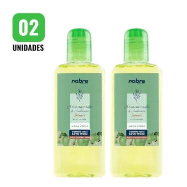 Imagem de Kit 2 Aromatizantes De Ambiente 140ml Nobre - Maçã Verde Super Concentrado, Perfume Duradouro