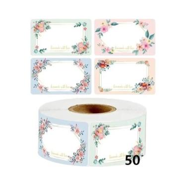 Imagem de Etiquetas Adesivas Para Armazenamento De Alimentos Sunflower 50 100 25