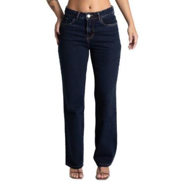 Imagem de Calça Jeans Sawary Reta - 282192 - Azul escuro 42, Azul, 42