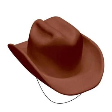 Imagem de Chapéu Cowboy Infantil Marrom Festas Carnaval Fantasia - Toy Master