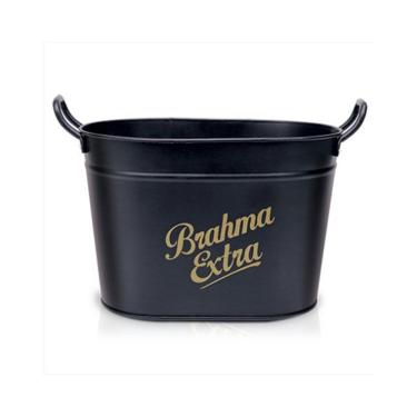 Imagem de Balde para Cerveja Oval em Alumínio 5L Brahma Extra - Alumiart Falcão