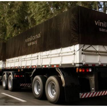 Imagem de Lona Emborrachada PVC Vinilona Sansuy Carga Caminhão 9X7 Diversas Core