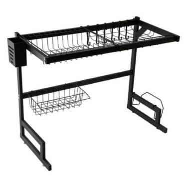 Imagem de Escorredor de Louças Suspenso Organizador de Pia Multifuncional - Clin