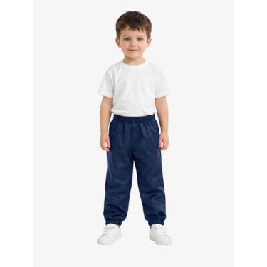 Imagem de Calça Chimpa Infantil Jogger Cordão e Elástico Na Cintura Cor:MarinhoT