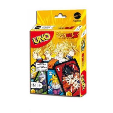 Imagem de UNO Dragon Ball Z Mattel  Jogo Temático para a Família com Personagens