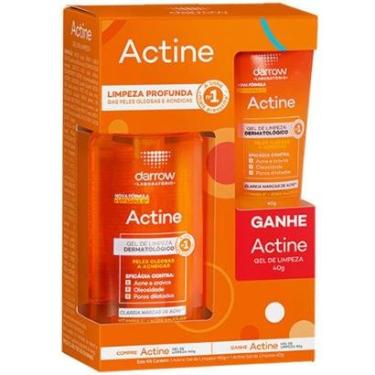 Imagem de Darrow Actine Kit – Gel de Limpeza Facial Vitamina C 140g + 40g Kit-Unissex
