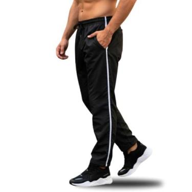 Imagem de Calça Tactel Masculina Pronta Entrega Diversas Cores - Absoluth, Preto