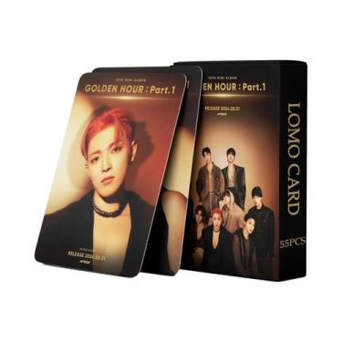 Imagem de Kpop ATEEZ in Your Fantasy GOLDEN HOUR Part 3 Álbum LOMO Cards Photoca