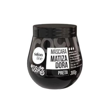 Imagem de Máscara Matizadora Preta Salon Line 300g