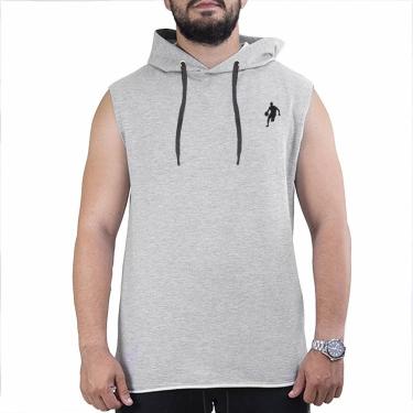 Imagem de Colete Moletom Regata Com Capuz Dibre Basquete P ao G5 Plus Size Masculino-Unissex