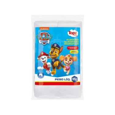 Imagem de Algodão Quadrado Patrulha Canina Topz 95g - Topz Baby