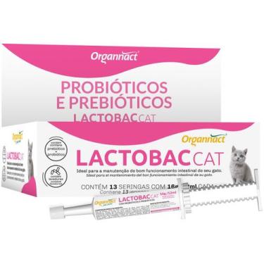 Imagem de Lactobac Cat 16g - Organnact, 12ml