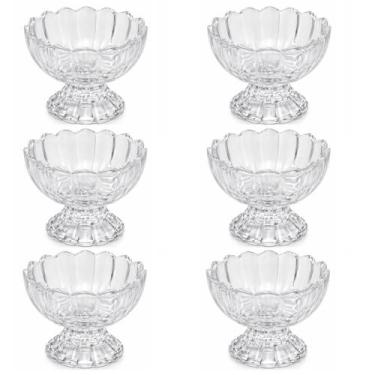 Imagem de Conjunto 6 Taças de Vidro para Sobremesa125ml Geneva Wolff