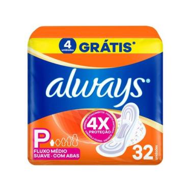 Imagem de Absorvente Always Super Proteção Suave com abas 32 Unidades, 32