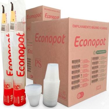 Imagem de Copo Plástico Econopot 180ml 2.500 Unidades Descartáveis
