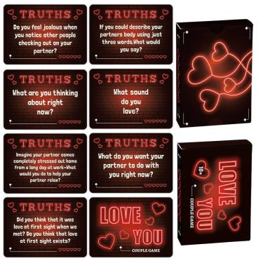 Imagem de Jogo de cartas de conversação Love You Couples for Date Night