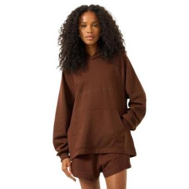 Imagem de Moletom Colcci Com Capuz Marrom Roccia Feminino-Feminino