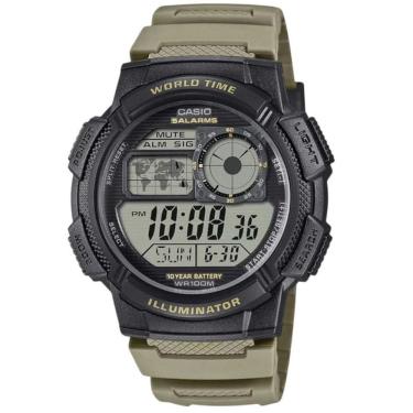 Imagem de Relógio CASIO masculino digital world time AE-1000W-5AVDF