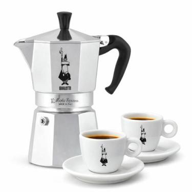 Imagem de Cafeteira Italiana Bialetti Moka Express Capacidade 6 Xícaras Espresso