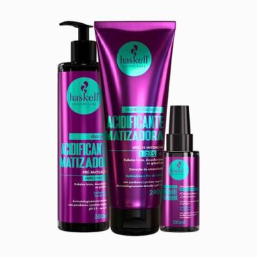 Imagem de Kit Completo Acidificante Matizador Haskell