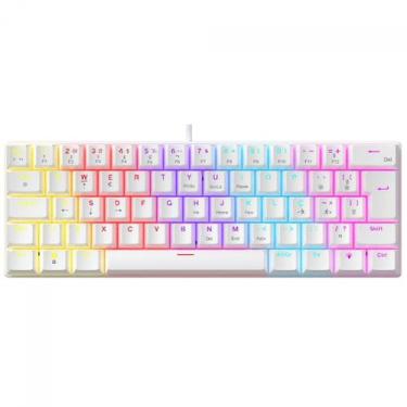 Imagem de Teclado Mecânico Gamer Ninja Leap 60%, Switch Blue, Rainbow, ABNT2, Br