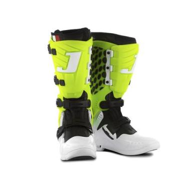 Imagem de Bota Motocross Infantil Jett Hi-Vis Menino Menina Segurança Esportiva,
