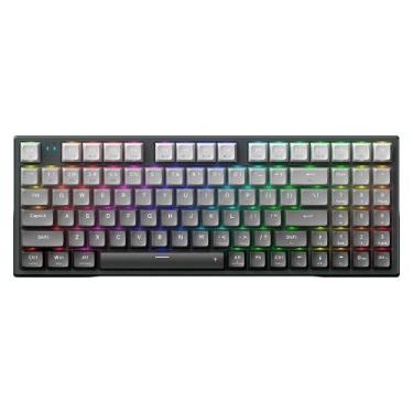 Imagem de Teclado Mecânico Gamer Machenike K500F-B94W, RGB Switch GR Silver, Tri