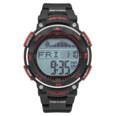 Imagem de Relógio MORMAII masculino digital tábua de maré MOMD14339P/8R