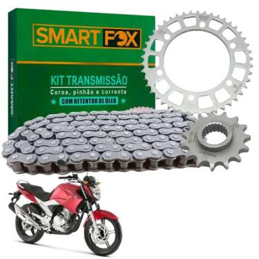 Imagem de Kit Transmissão Relação com Retentor Fazer 250 2006 2007 2008 2009 201