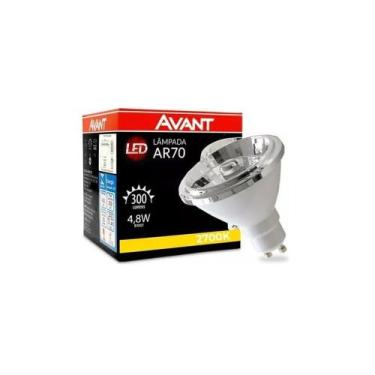 Imagem de Lâmpada AR70 4,8W Bivolt GU10 2700K Luz Amarela Avant