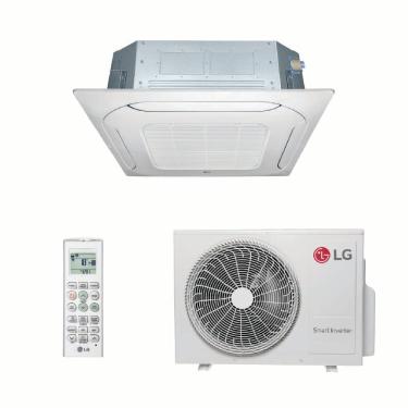 Imagem de Ar Condicionado Split Cassete 4 Vias LG Wi-Fi Inverter 24.000 Btus Quente e Frio 220V R-32