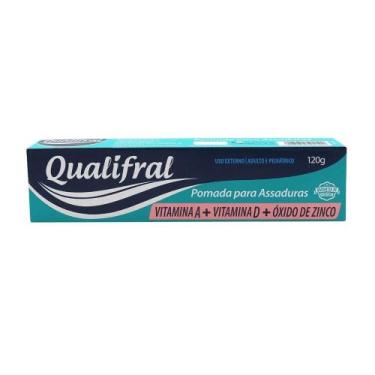 Imagem de Pomada Assadura Qualifral Geriátrica Óxido de Zinco 120g
