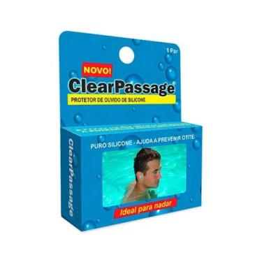Imagem de Protetor de Ouvido de Silicone Adulto ClearPassage 1 par