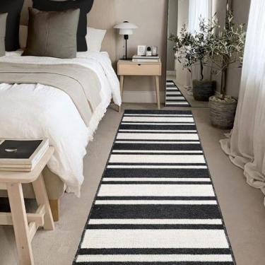 Imagem de 2 Tapete Quarto Beira Cama Antiderrapante 66x200 Oa Dt Rg Vr - IDEALIZ