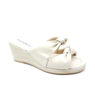 Imagem de Tamanco Feminino Piccadilly 408197, 38, Off white