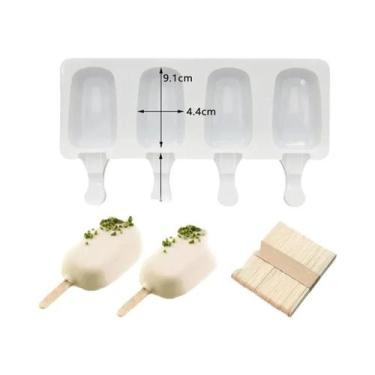 Imagem de Forma De Silicone Para Sorvete DIY, Molde De Picolé De Chocolate, Fabr