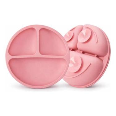 Imagem de Pratinho De Silicone Com Ventosa Para Bebê Autoalimentação - - Clink, 