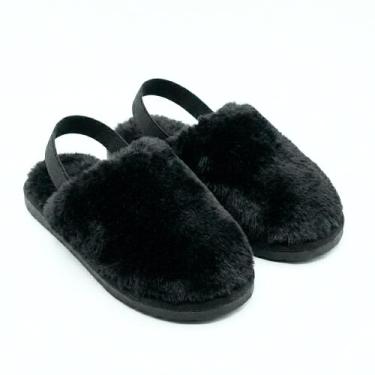 Imagem de Pantufa Infantil MA Fechado, 29/30, Preto