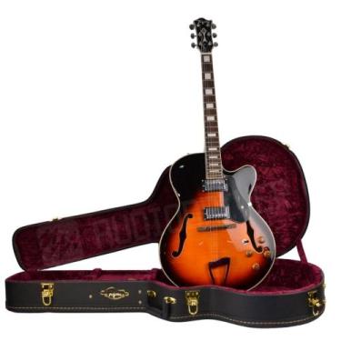 Imagem de Guitarra Semi Acustica Tagima JAZZ-1900 Vintage Sunburst