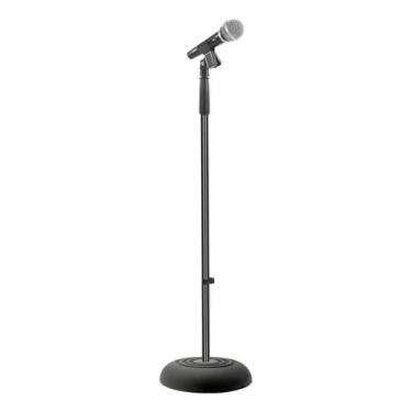 Imagem de Suporte Pedestal Microfone Pyle Base Redonda Ajustável