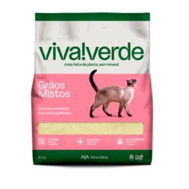 Imagem de Areia viva verde grãos médios mistos 4 kg
