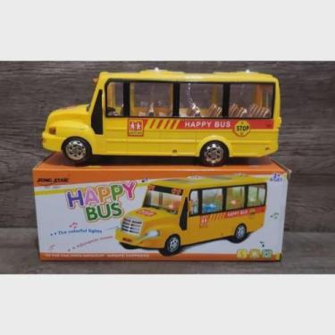 Ônibus Escolar com Som e Luz - City Service - Amarelo - 1:20 - Yes Toys -  superlegalbrinquedos