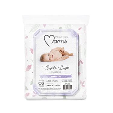 Imagem de Papi Textil Toalha De Fralda Super Luxo Mami Estampada 1,20M X 70Cm Contem 03 Un