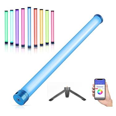 Imagem de Sokani [Equipamento Profissional] X25 RGB Bi-Color Vareta LED de Vídeo Bicolor para Fotografia de Vídeo com escurecimento total a cores 2800K-10000K Bateria recarregável Tela OLED para Tiktok TIK Tok